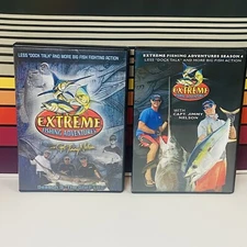 Extreme Fishing Adventures DVD Lot Captain Jimmy Nelson Season 3 & 4 RARE