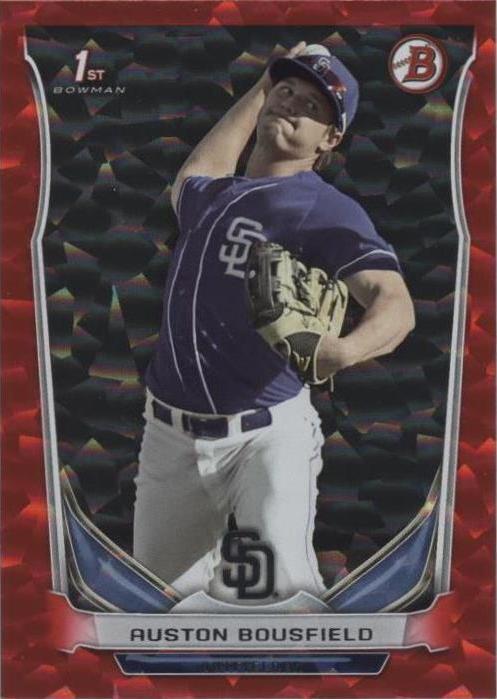 2014 Bowman Draft - Auston Bousfield #DP127 Red Ice /150 (RC) for sale ...