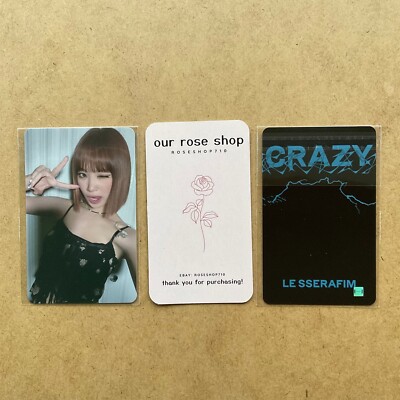 LE SSERAFIM Crazy Joeun Music Official Lucky Draw LD Benefit R2