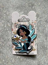New Disney DLP DLRP Disneyland Paris Aladdin Flower Series Jasmine Pin 2024