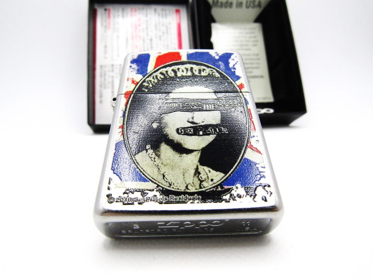 Sex Pistols God Save the Queen - Johnny Rotten - Sid Vicious Zippo
