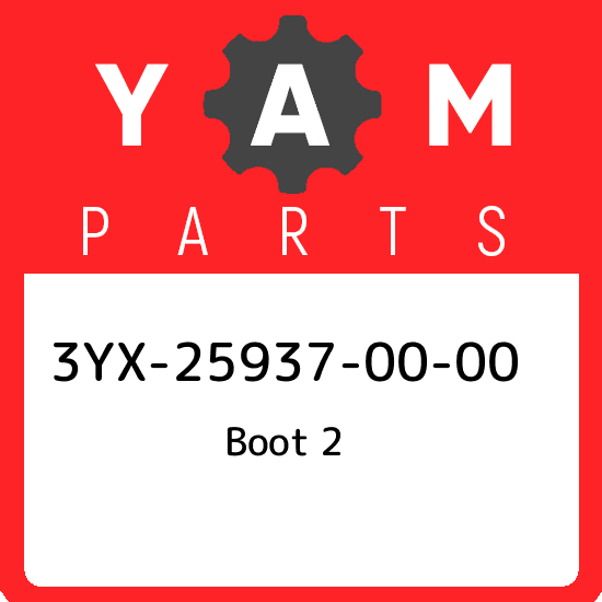 3YX-25937-00-00 Yamaha Boot 2 3YX259370000, New Genuine OEM Part