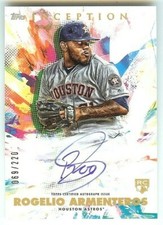 2020 Topps Inception Rogelio Armenteros Auto Rookie #d 069/220 On Card Auto RC