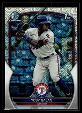 Yosy Galan 2023 Bowman Chrome Mega Box Mojo Refractor B Card #BCP-221