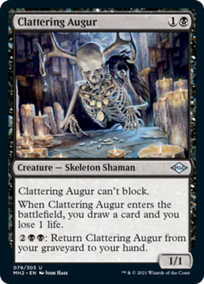 Near Mint Foil Clattering Augur from Modern Horizons 2 x1