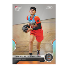21 Topps Now OVERTIME ELITE D12 EMMANUEL MALDONADO TOP PROSPECT - NBA PREORDER 