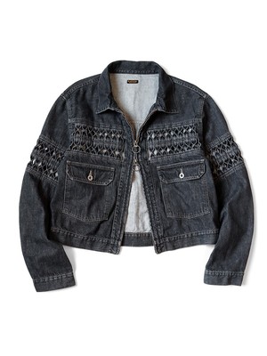ASK availability First) Kapital 11.5oz Black Denim Gypsy Drizzler 
