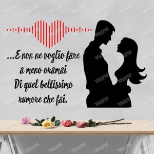 Adesivo Murale Diodato Fai Rumore Frase Bellissimo Adesivo Stickers Love Sanremo Ebay