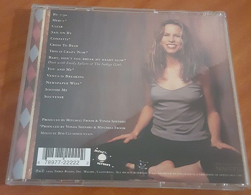 Vonda Shepard CD by 7:30 complete 1999 Ally Mcbeal The Indigo Girls Mercy Clear - Picture 2 of 4
