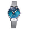 Rosa Blau Top Qualität Analog Damen Frauen Mädchen Legierung Mesh Band Armbanduhren