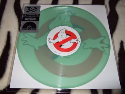 Ray Parker Jr Ghostbusters Glow In The Dark 10'' Vinyl Record Store Day Rare!