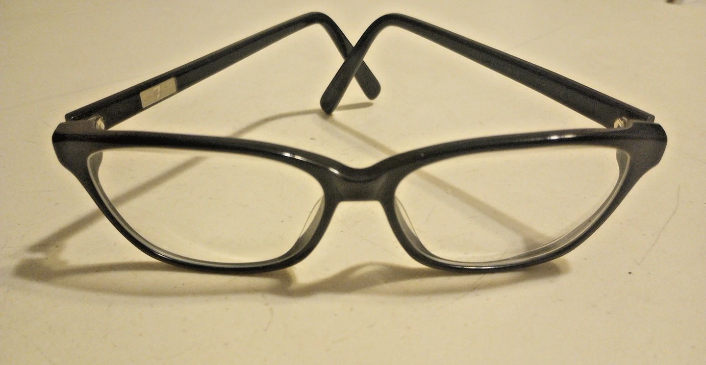 7 For All Mankind Eyeglasses Frame 773 Women's Black Full Rim Square 54 15