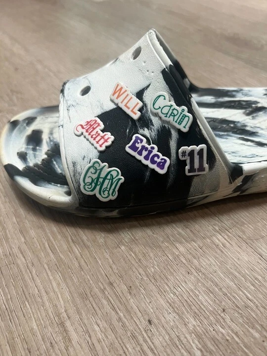 Personalized croc hotsell charms