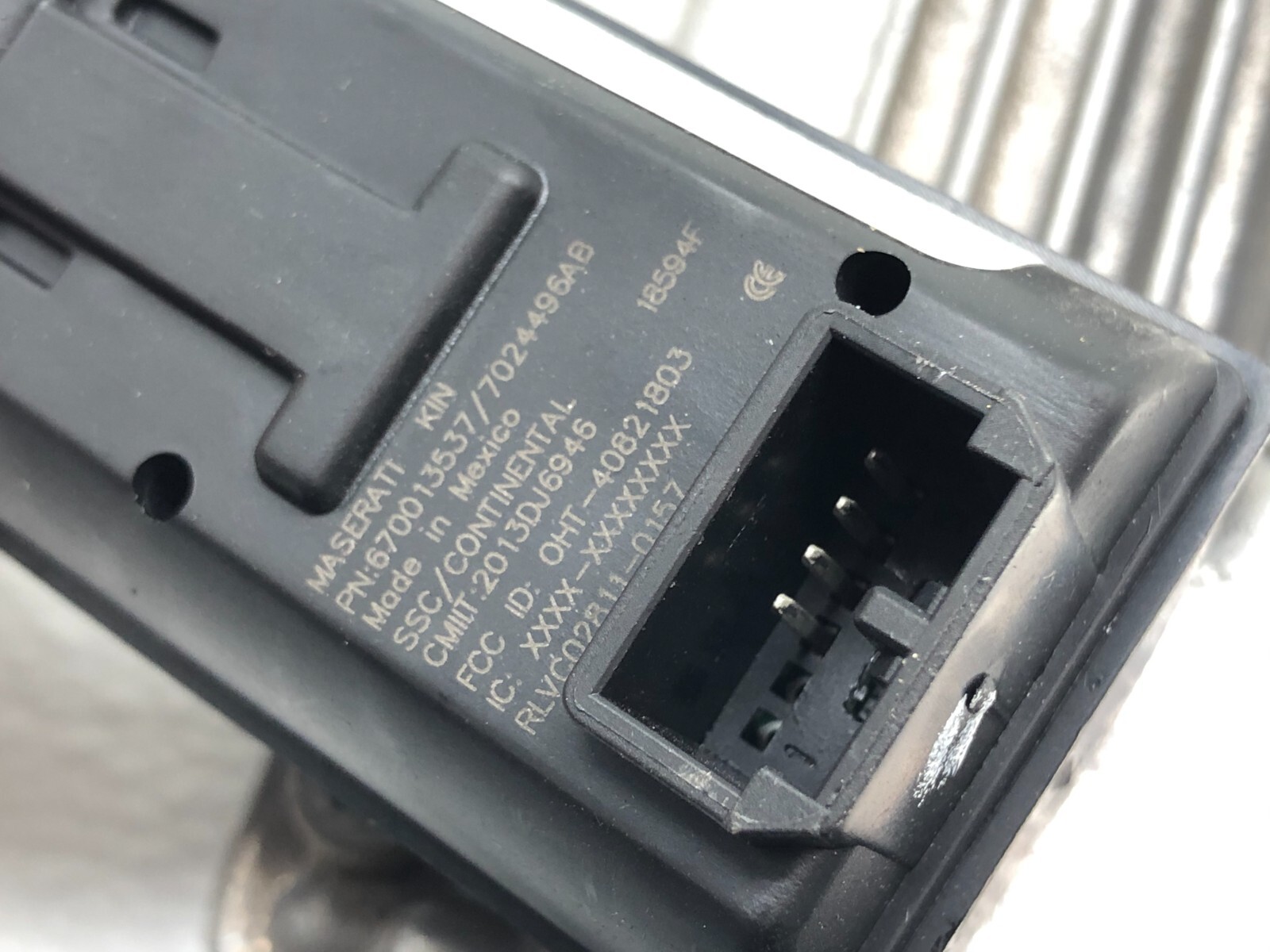 2014-2017 MASERATI GHIBLI ENGINE COMPUTER CONTROL MODULE W/KEY & PUSH START OEM.