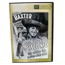 The Return Of The Cisco Kid (DVD) Western Good Condition!!!