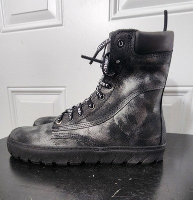 Wolverine Vic Mensa Combat Tall Boots Sneakers Lace Up Black  display picture 2