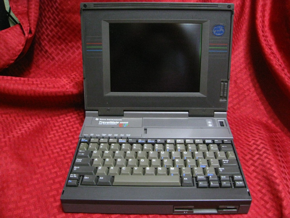 Texas Instruments Travelmate 4000ノートパソコン TI TravelMate 4000M – THE PHINTAGE COLLECTOR