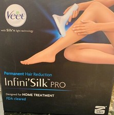 Veet Infini'Silk Pro Light-Based IPL Hair Removal System and 2 Cartridge Refills