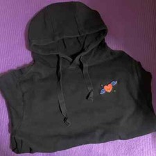 BTS BT21 TATA Cheongdam Pop Up Black Hoodie.. 