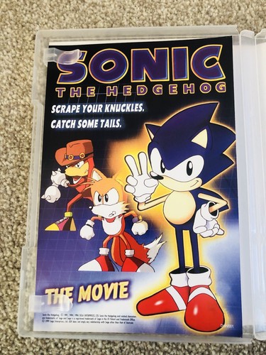 🔥🔥Sonic The Hedgehog The Movie Rare ADV Films Clear Box - Picture 18 of 21