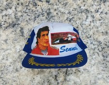 Ayrton Senna Lives Snapback Cap Hat Formula 1 90's Rare