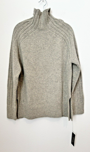 Polo Ralph Lauren Heathered Grey Wool Cashmere Knit Sweater Women's Size Medium - Picture 1 of 15