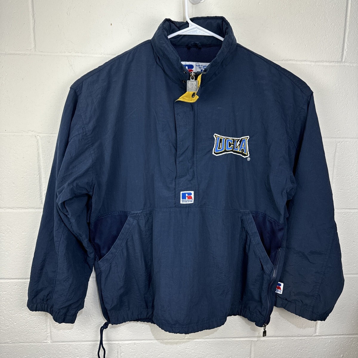 Vintage 90's UCLA Bruins Windbreaker Jacket Russell Athletics