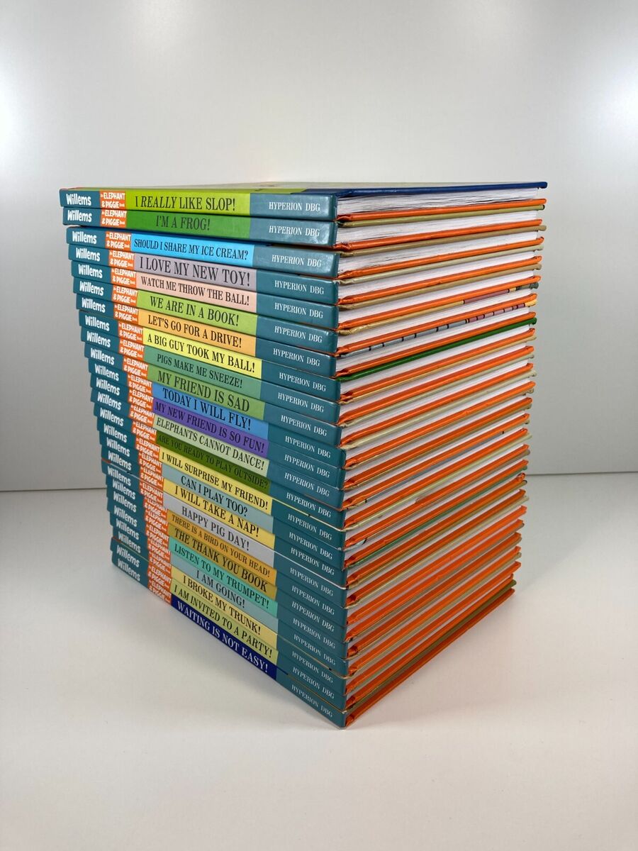 An Elephant & Piggie Book Lot of 25 Complete Collection Mo Willems Hardcover