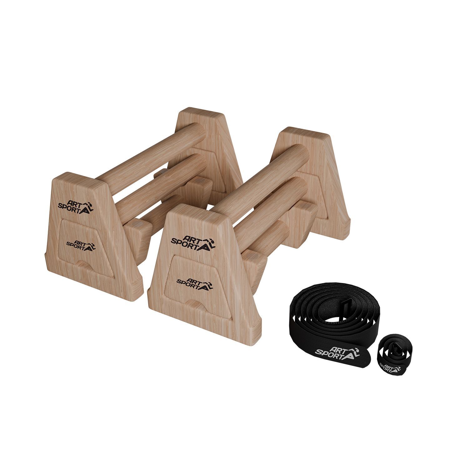 Liegestützgriffe Parallettes Griffe Holz Armtrainer Trainingsgeräte ArtSport®