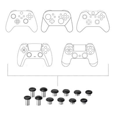 Thumb Sticks Analog with Prying Tool Screwdriver Replacement Thumbstick Grip