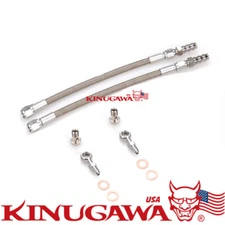 4AN Turbo Water Coolant Line Kit M12x1.25 mm TD02 TD03 TD04 1/2" Hose Banjo Type