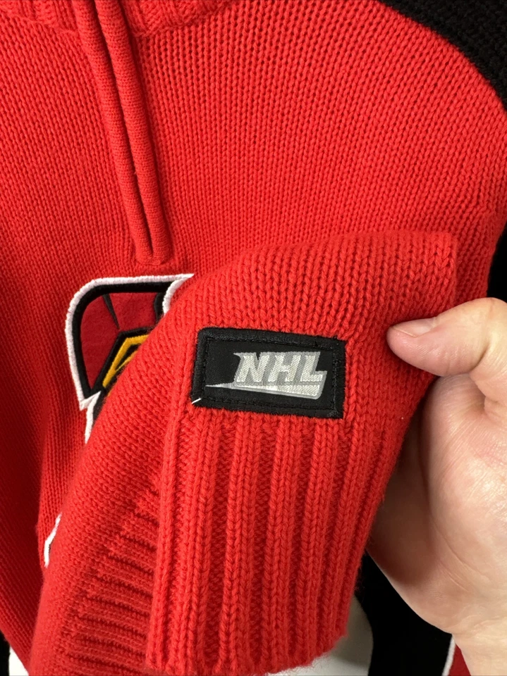 Ottawa Senators Long Sleeve Knit Sweater Size L NHL Hockey - Image 2 of 4