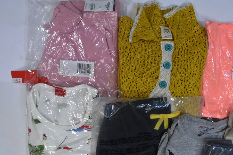 Lote a granel de 16 pijamas para niñas talla grande 10/12 temporadas mixtas Foto 2 de 4