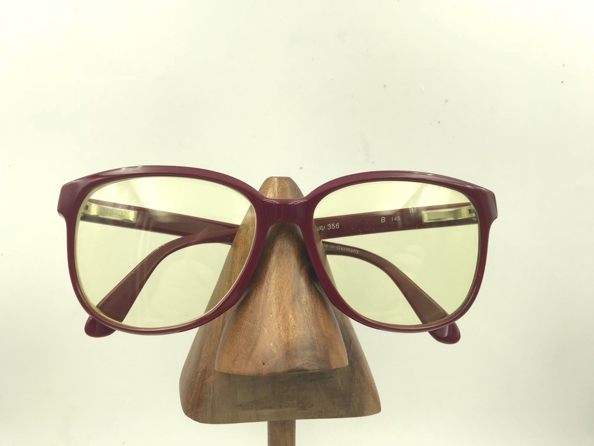 Vintage Rodenstock Exclustu 356 Burgundy Square Sunglasses FRAMES