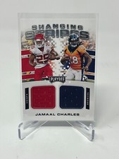 2020 Panini Playoff Jamaal Charles Changing Stripes Jersey Relic Card #CS-JC