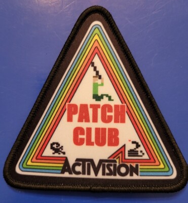 NEW Activision Patch- Activision Patch Club patch & decal, Atari-repro-sticker