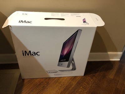 CLEAN EMPTY BOX for 21.5” APPLE iMac Includes Styrofoam Inserts