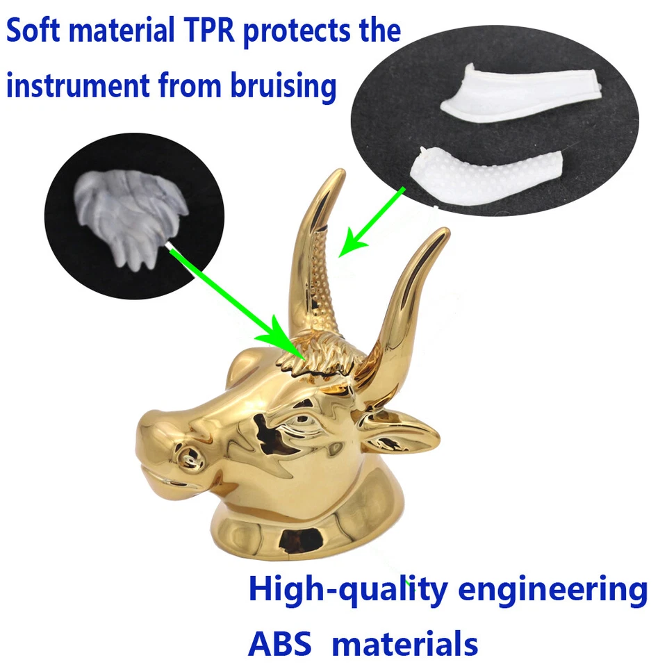 Perchas de guitarra Bull Head montaje en pared gancho ajustable soporte exhibición de instrumentos EE. UU. Foto 2 de 4