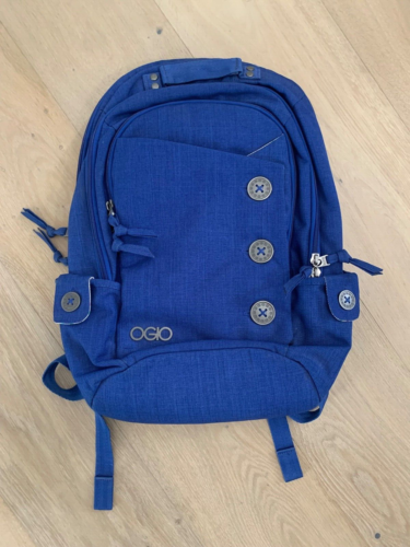 Ogio Backpack Soho Melrose Laptop Bag Blue Polka Dot Interior 17" Laptop Padded
