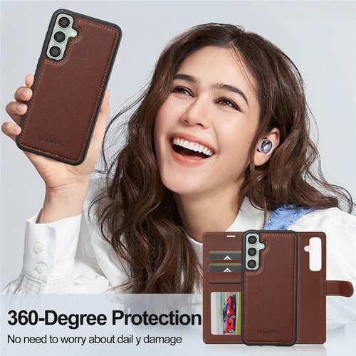 Detachable Wallet Case Leather Flip Cover For Samsung A56 A36 A16 A55 A35 A15 54 - Picture 32 of 84