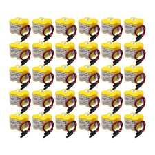 30X BR-2/3AGCT4A 6V PLC Battery For FANUC A98L-0031-0025 CNC Mahine w Black Plug
