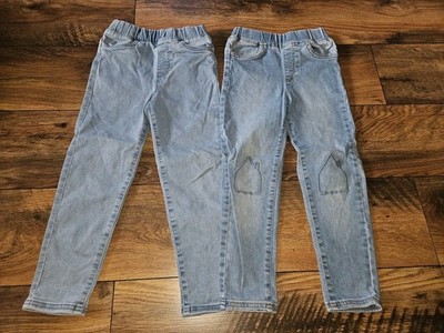 2 x Jeans Jeanshose hellblau Jungen Gr. 110/116 TCM 