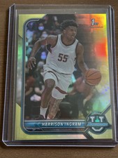 2022 Bowman University - Prospect Gold Refractor #85 Harrison Ingram /75 (RC)