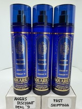 Bath Body Works 3PCS AQUARIUS Fine Fragrance MIST, 8oz, Brand New