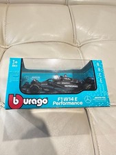 Bburago 1:43 scale die-cast model Mercedes-AMG F1 W14 E Performance racing car.