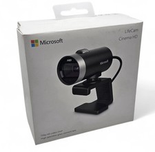 Microsoft LifeCam Cinema HD Webcam, Black High Precision Glass Element Lens