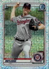 2020 Bowman Jackson Rutledge #BCP-91a Chrome Prospects Mojo Refractor Base 22M
