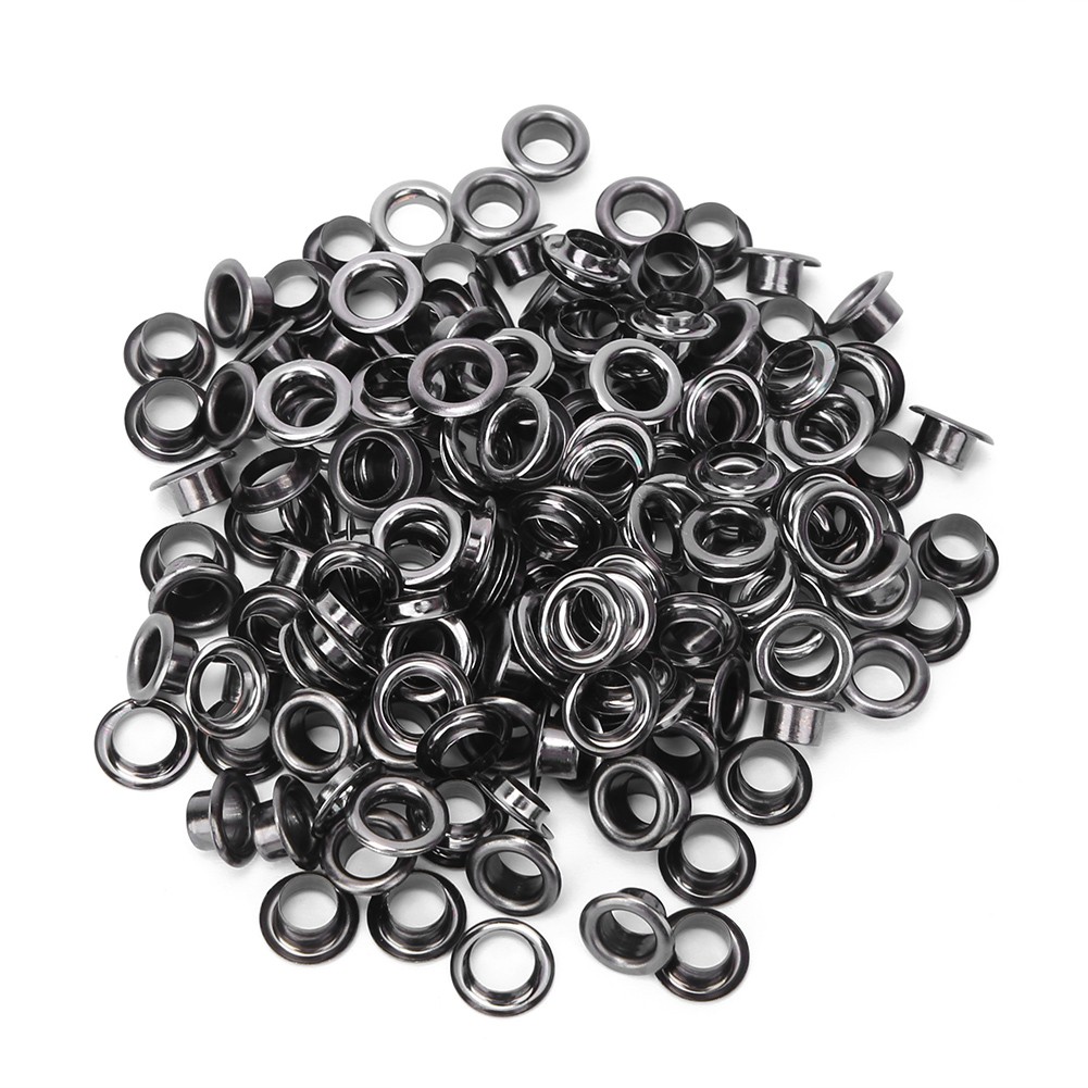 100PCS 6mm Brass Double-Sided Eyelet Hollow Rivet For Clothing Bag / Belt /