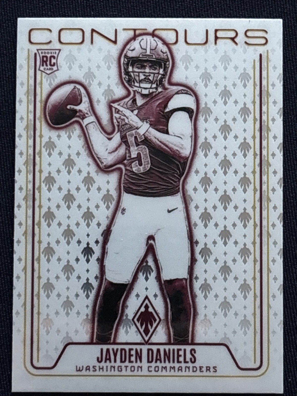 2024 Panini Phoenix - Contours Jayden Daniels #CON-JDS Bronze /75 (RC)