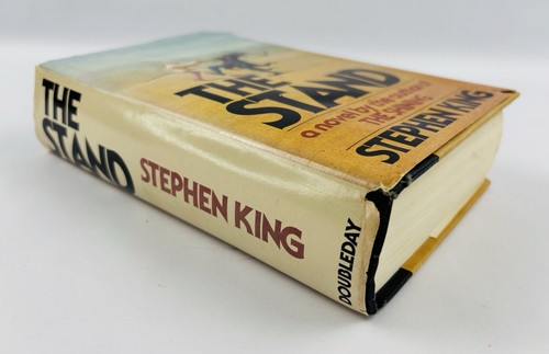 THE STAND Stephen King 1978 Book Club Edition HCDJ Doubleday T45 Gutter Code - Picture 2 of 11